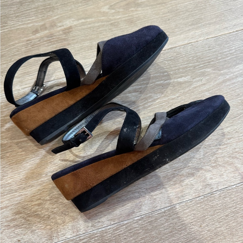 Prada Suede Slingback Sandals - Picture 2 of 6